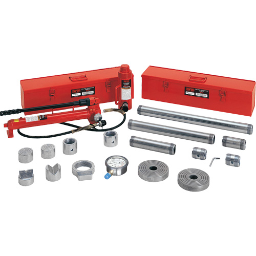 20-Ton Capacity Collision/Maintenance Repair Kit with Forged Adapters Haskins Industrial Inc.