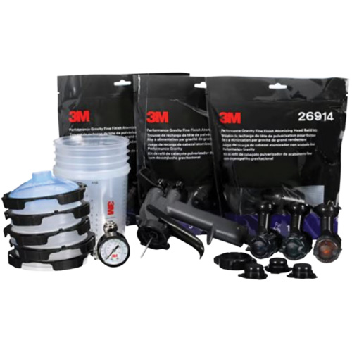 Performance Fine Finish Spray Gun System with PPS Cups, 13 CFM, 29 PSI Haskins Industrial Inc.