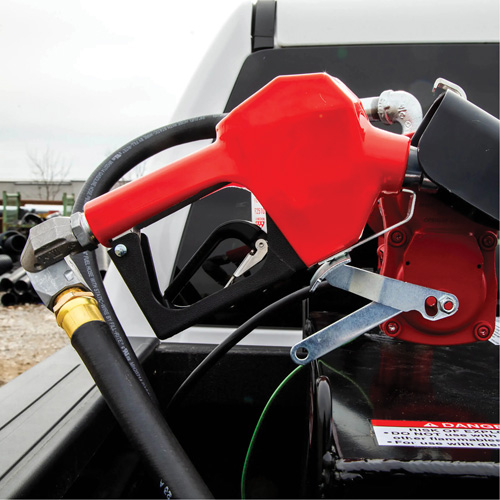 Pistolet de distribution automatique rouge pour essence Haskins Industrial Inc.