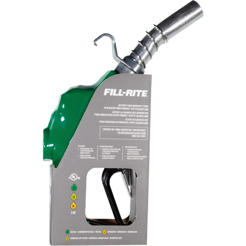 Pistolet de distribution automatique vert pour diesel Haskins Industrial Inc.