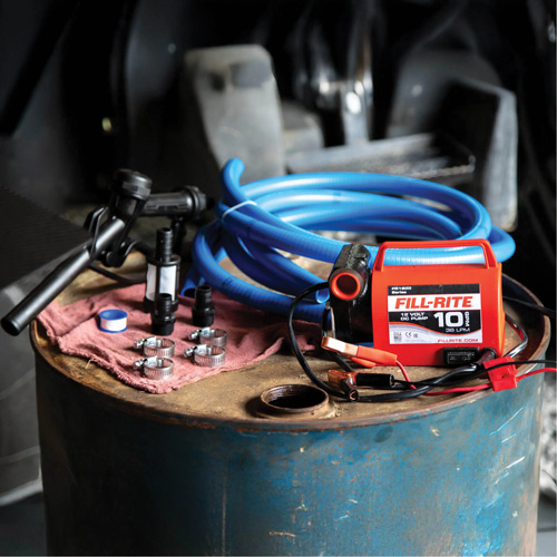 Pompe de transfert de carburant 12 V CC avec pistolet Haskins Industrial Inc.