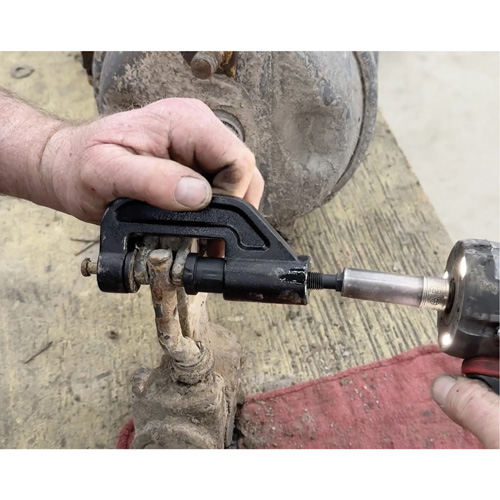 Slack Adjuster Rod Pin Press for Class 6-8 Trucks Haskins Industrial Inc.
