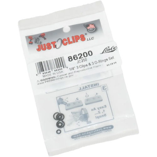 Jeu de clips et joints toriques de 1/4 po Haskins Industrial Inc.