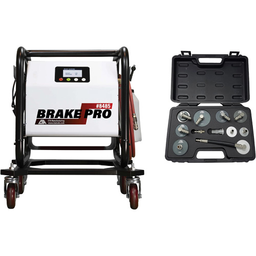 Short Frame Brake-Pro Pressure Brake Bleeder with Adapters Haskins Industrial Inc.