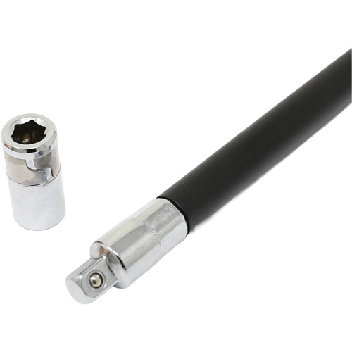 Extra Long Flex Driver with 1/4" Sq. x 1/4" Hex Adapter Haskins Industrial Inc.