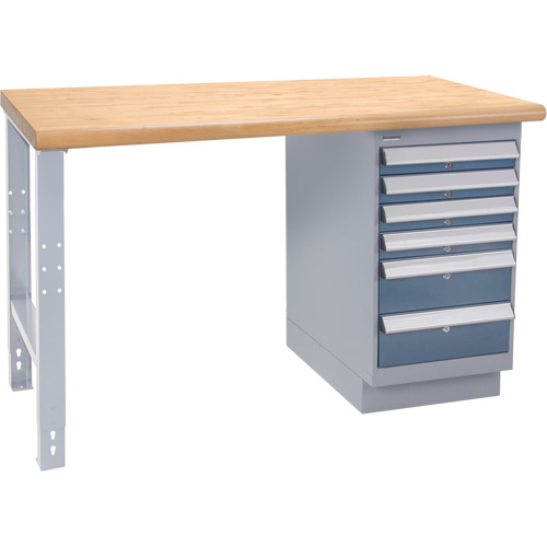 &eacute;tabli industriel, Cap 1000 lb, 36" la x 72" p, 34" h Haskins Industrial Inc.