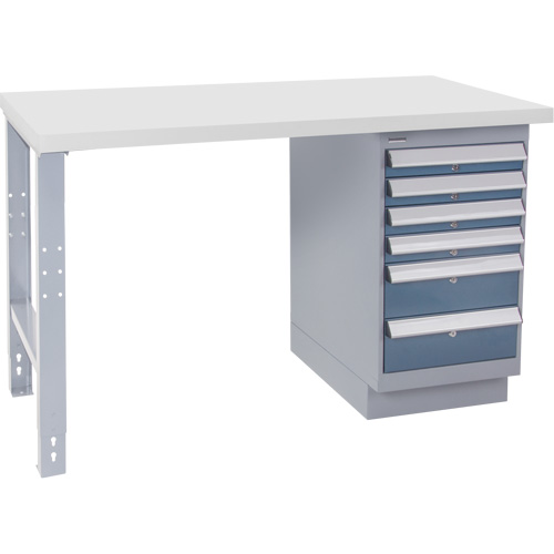 &eacute;tabli industriel, 30" la x 72" p x 34" h, Capacit&eacute; 1000 lb Haskins Industrial Inc.