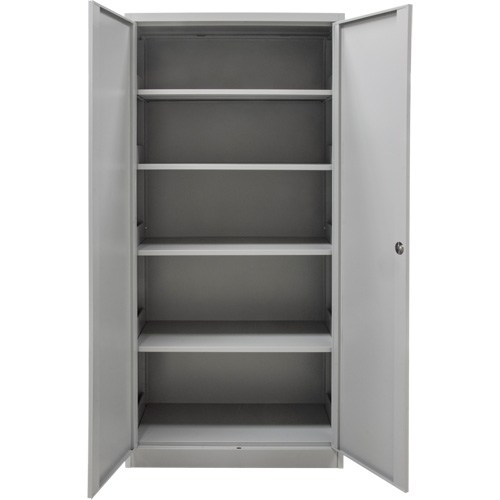 Armoires de rangement Hi-Boy, Acier, 4 Tablettes, 72" h x 36" la x 18" P, Gris Haskins Industrial Inc.