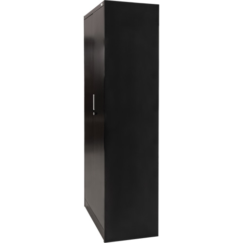 Hi-Boy Storage Cabinet, Steel, 4 Shelves, 72" H x 36" W x 18" D, Black Haskins Industrial Inc.