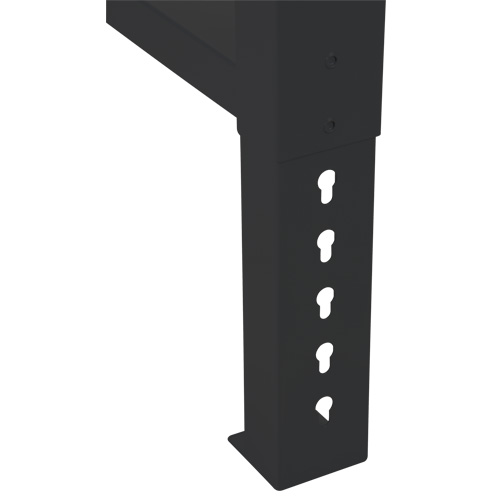 Industrial Duty Leg for Workbench, Steel, 24" D x 34" H, Single Haskins Industrial Inc.