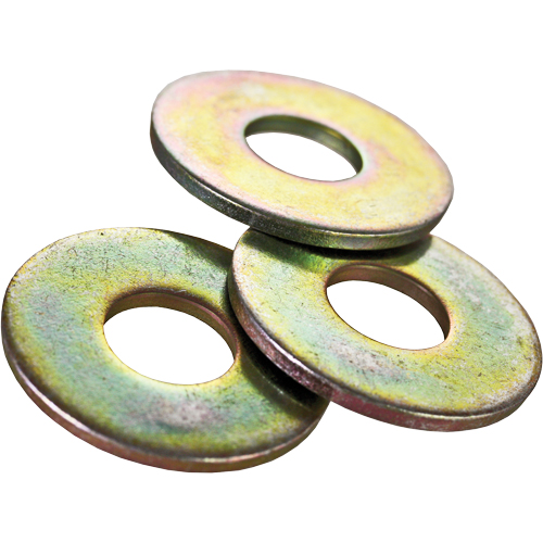 USS Flat Washer, Yellow Zinc, 3/8" Haskins Industrial Inc.