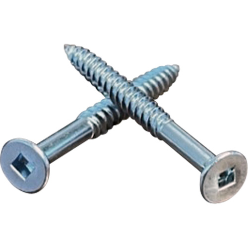 Flat SOC Wood Screws, #10 x 2" L, Zinc Plated Haskins Industrial Inc.
