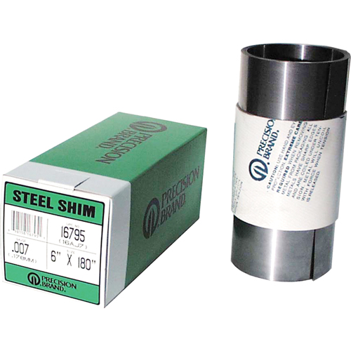 Shim Stock Rolls & Sheets, 0.025" Thickness, Steel Haskins Industrial Inc.