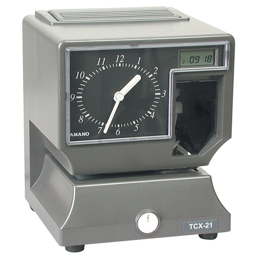 Horloge de pointage, Num&eacute;rique Haskins Industrial Inc.