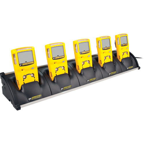 BW GasAlertMicroClip XT Multi-Gas Detectors -Five Unit Cradle Charger Haskins Industrial Inc.