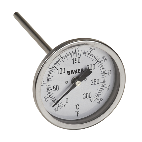 Bi-Metal Thermometers, Contact, Analogue, 50-550°F (0-260°C) Haskins Industrial Inc.