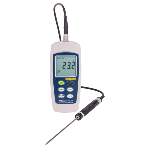 RTD Thermometer, Contact, Digital, -148-572°F (-100-300°C) Haskins Industrial Inc.