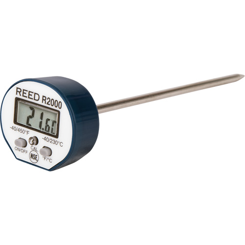 Thermometer, Contact, Digital, -40-450°F (-40-230°C) Haskins Industrial Inc.