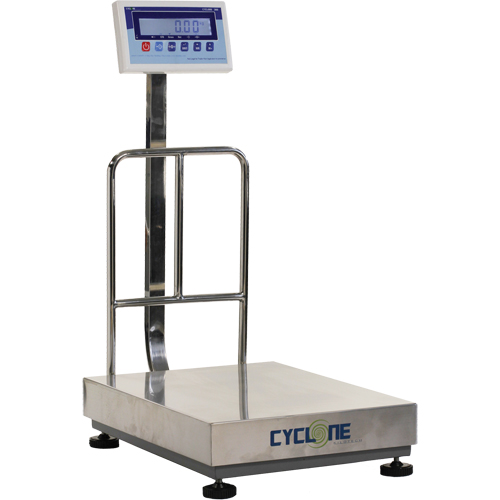 Cyclone 300 Bench and Platform Scale, 600 lbs. / 300 kg Capacity, 17-3/4" L x 23-3/5" W Haskins Industrial Inc.