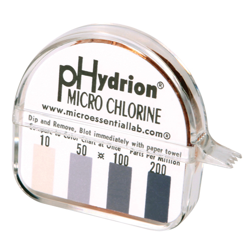 Papier r&eacute;actif Hydrion Chlorine Phydrion CM-240 Haskins Industrial Inc.