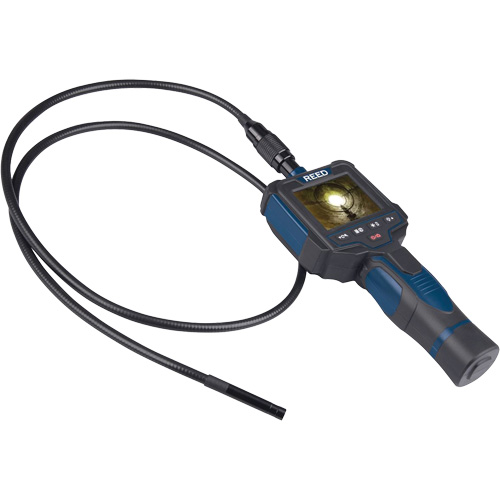 Cam&eacute;ra d'inspection endoscope enregistrable, 2,5" Affichage, 640 x 480 pixels, 8 mm (0,31") T&ecirc;te de cam&eacute;ra Haskins Industrial Inc.