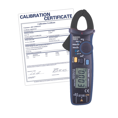 True RMS mA Clamp Meter with Calibration Certificate, AC/DC Voltage, AC/DC Current Haskins Industrial Inc.