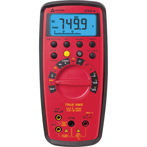 37XR-A True RMS Digital Multimeter, AC/DC Voltage, AC/DC Current Haskins Industrial Inc.