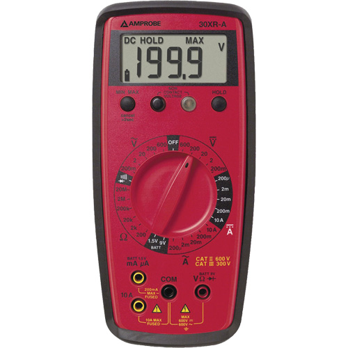 Multim&egrave;tre num&eacute;rique 30XR-A, Tension c.a./c.c., Courant c.a./c.c. Haskins Industrial Inc.