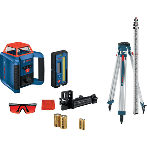 Revolve2000 Self-Leveling Horizontal Rotary Laser Kit, 2000' (609.6 m), 670 Nm Haskins Industrial Inc.