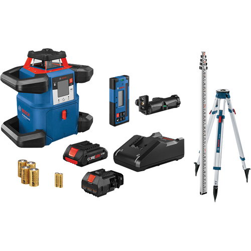 Revolve4000 Connected Self-Leveling Horizontal Rotary Laser Kit, 4000' (1219.2 m), 635 Nm Haskins Industrial Inc.