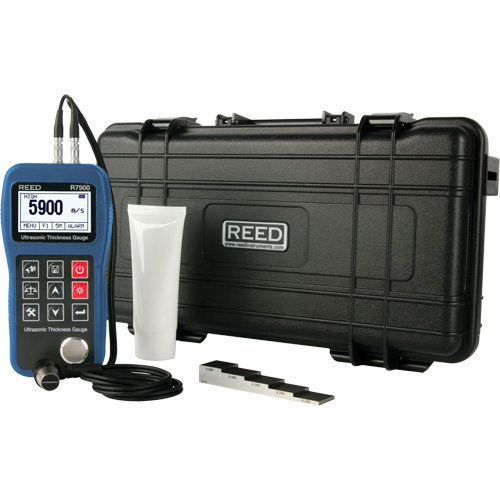 Thickness Gauge Kit, Digital Display, Ultrasound, 0.03" - 15.7" (0.65 mm - 400.0 mm) Range Haskins Industrial Inc.