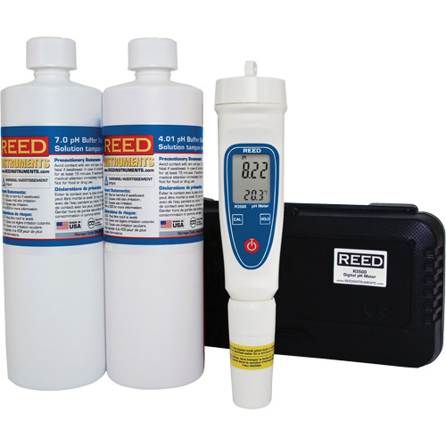 pH Meter & Buffer Solution Kit Haskins Industrial Inc.