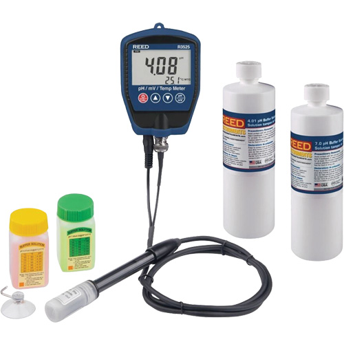 pH/mV Meter with Buffer Solution Kit Haskins Industrial Inc.