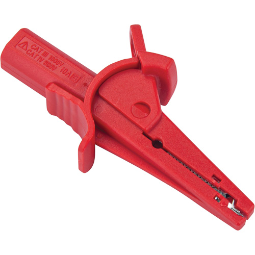 Red Alligator Clip for R5002 High Voltage Insulation Tester Haskins Industrial Inc.