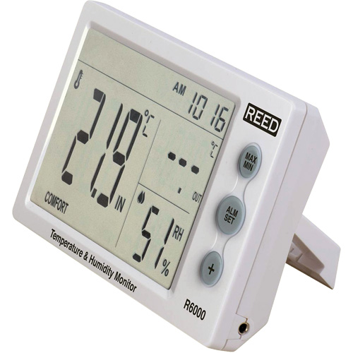 Moniteur de temp&eacute;rature et humidit&eacute;, 20% - 95% HR Haskins Industrial Inc.