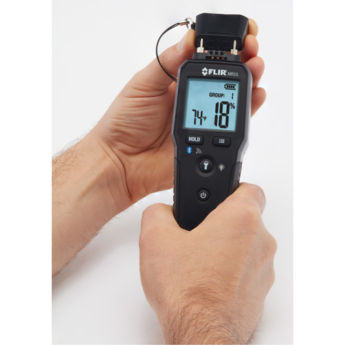 Pin Moisture Meter with Bluetooth&reg;, 1 - 99% Moisture Range Haskins Industrial Inc.