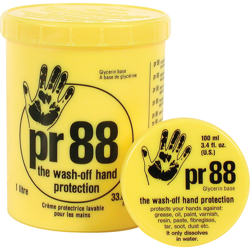 Pr88 Skin Protection Barrier Cream-the Wash-off Hand Protection, Packet, 100 ml Haskins Industrial Inc.