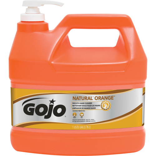 Natural Orange Hand Cleaner, Cream, 3.78 L, Jug, Citrus/Orange Haskins Industrial Inc.