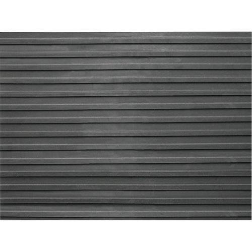 Entrance Mats, Runner, 3' x lin.ft x 1/4", Black Haskins Industrial Inc.