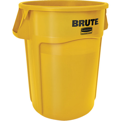 Contenants ronds Brute, Poly&eacute;thyl&egrave;ne, 44 gal. US Haskins Industrial Inc.