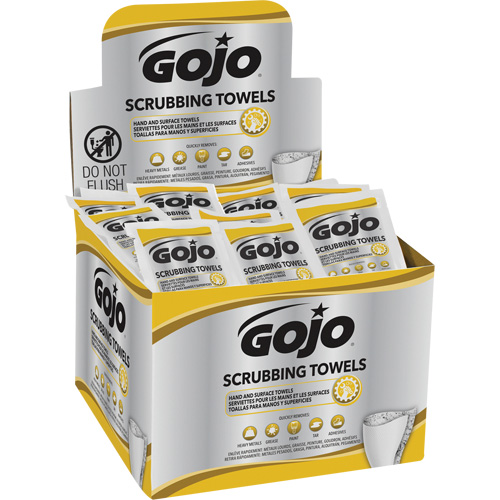 Scrubbing Towels, 80 Wipes, 12-1/4" x 10-1/2" Haskins Industrial Inc.