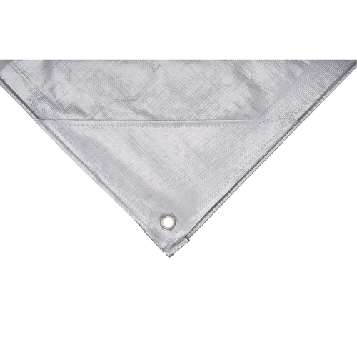 B&acirc;che, Super robuste, Argent, 10' x 8' x 12 mils Haskins Industrial Inc.