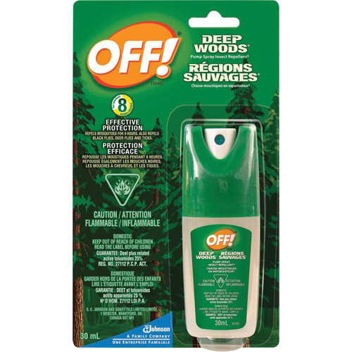 OFF! Deep Woods&reg; Insect Repellent, 25% DEET, Spray, 30 ml Haskins Industrial Inc.
