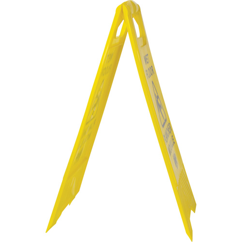 Safety Wet Floor Sign, Bilingual with Pictogram Haskins Industrial Inc.
