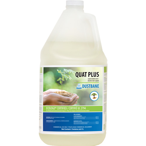 D&eacute;sinfectants et nettoyants Quat Plus, 4 L, Cruche Haskins Industrial Inc.