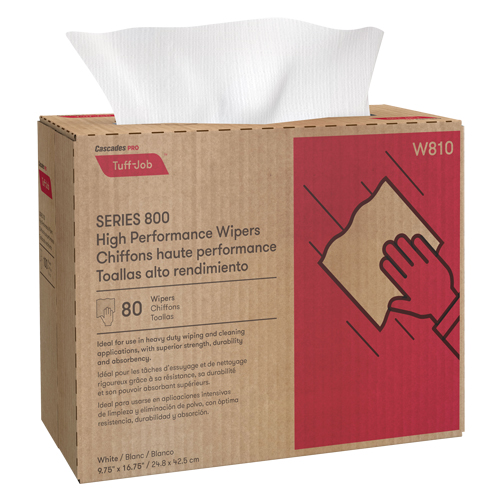 Pro Tuff-Job Wipers, Heavy-Duty, 9-3/4" L x 16-1/4" W Haskins Industrial Inc.