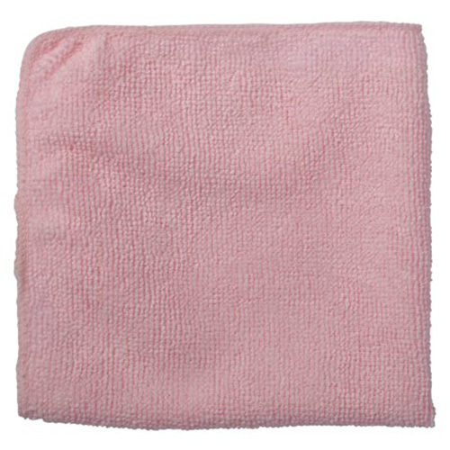 Light-Duty Cleaning Cloth, Microfibre, Red Haskins Industrial Inc.