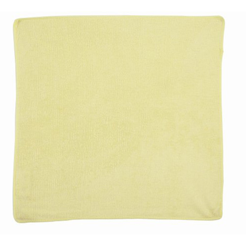 Light-Duty Cleaning Cloth, Microfibre, Yellow Haskins Industrial Inc.