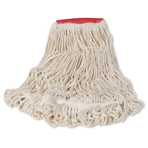 Super Stitch Wet Mop, Floor Finishing, Cotton/Yarn, 21 oz., Loop Style Haskins Industrial Inc.