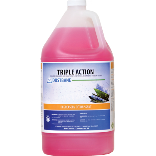 Action triple - nettoyant, d&eacute;graissant et d&eacute;sinfectant, 5 L, Cruche Haskins Industrial Inc.